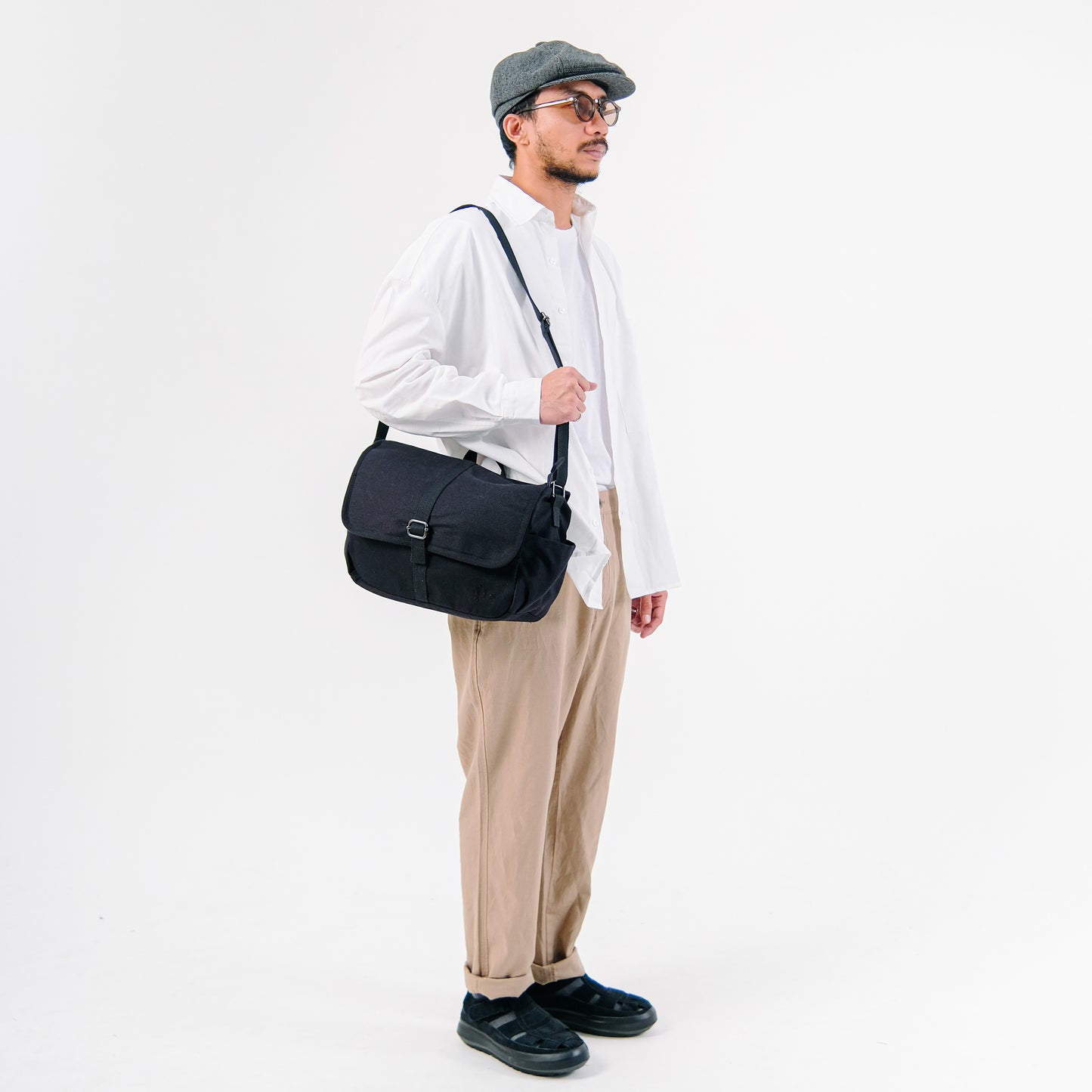 Black Everyday Post Sling Bag