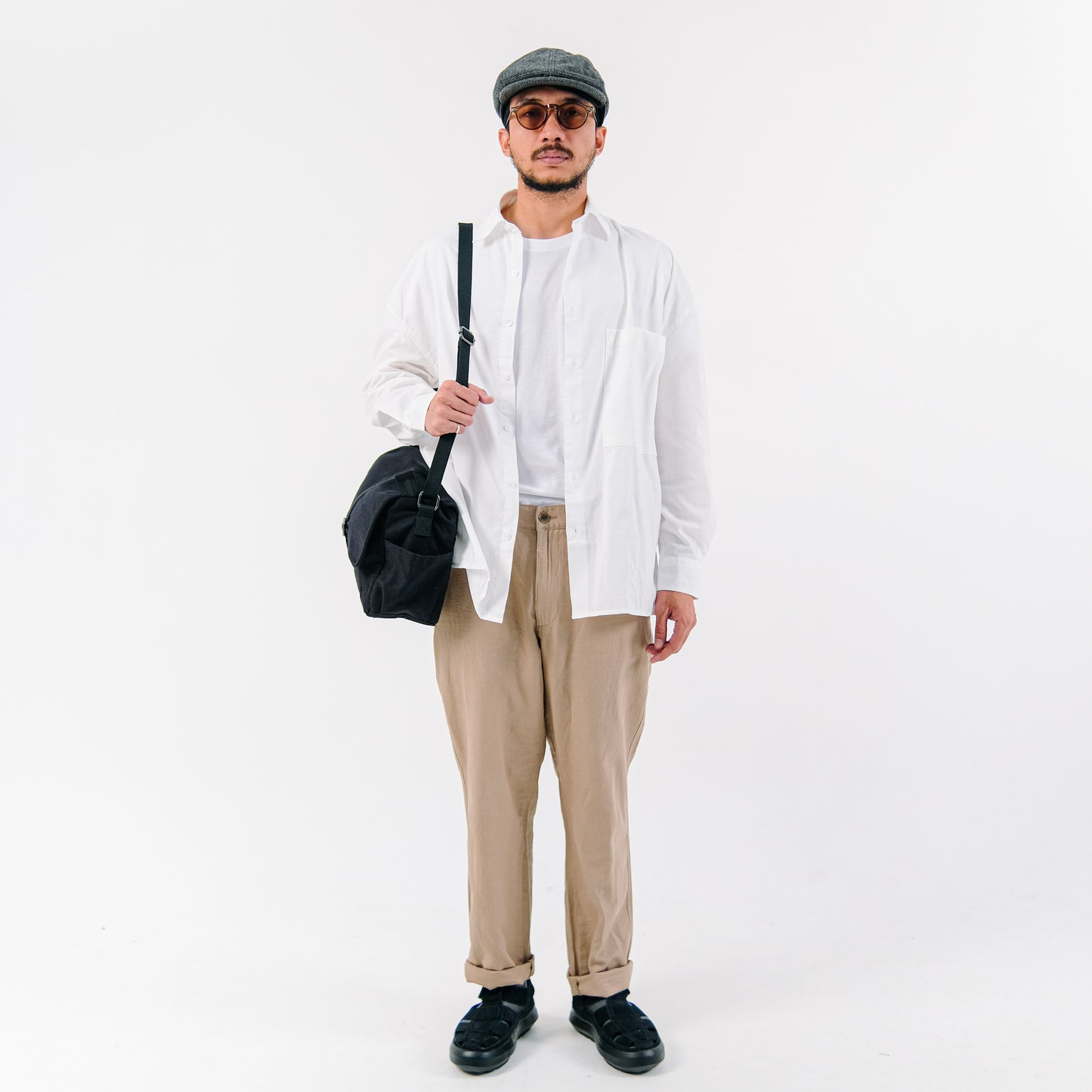 Black Everyday Post Sling Bag