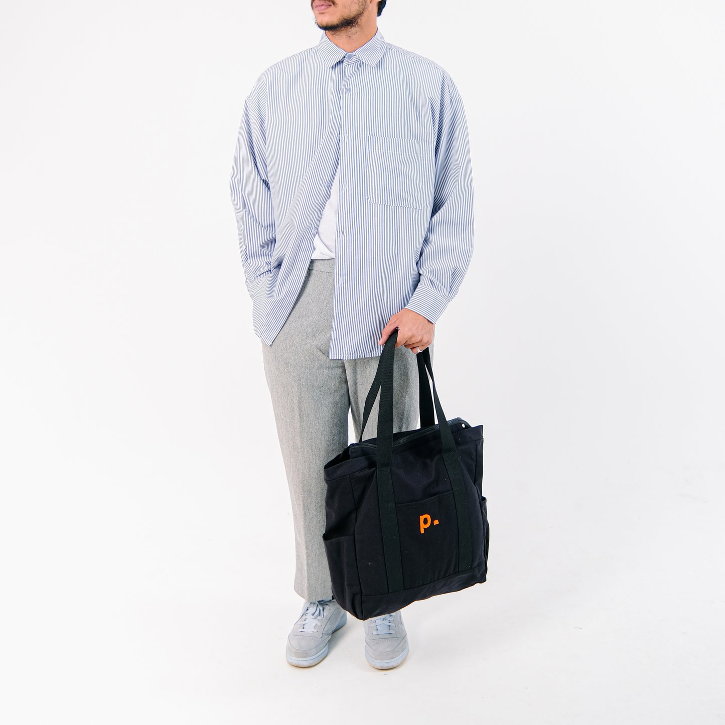 Black Everyday Logo Totebag 2.0 (M)