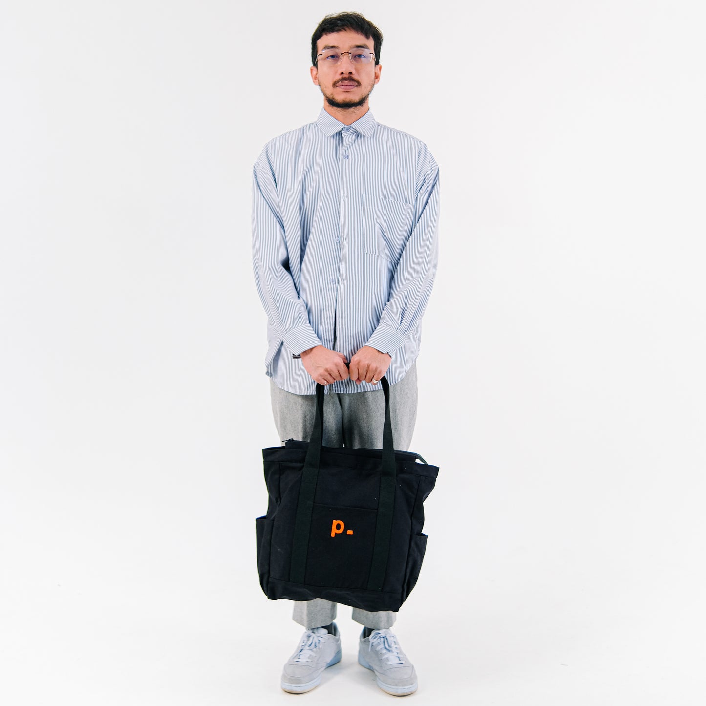 Black Everyday Logo Totebag 2.0 (M)