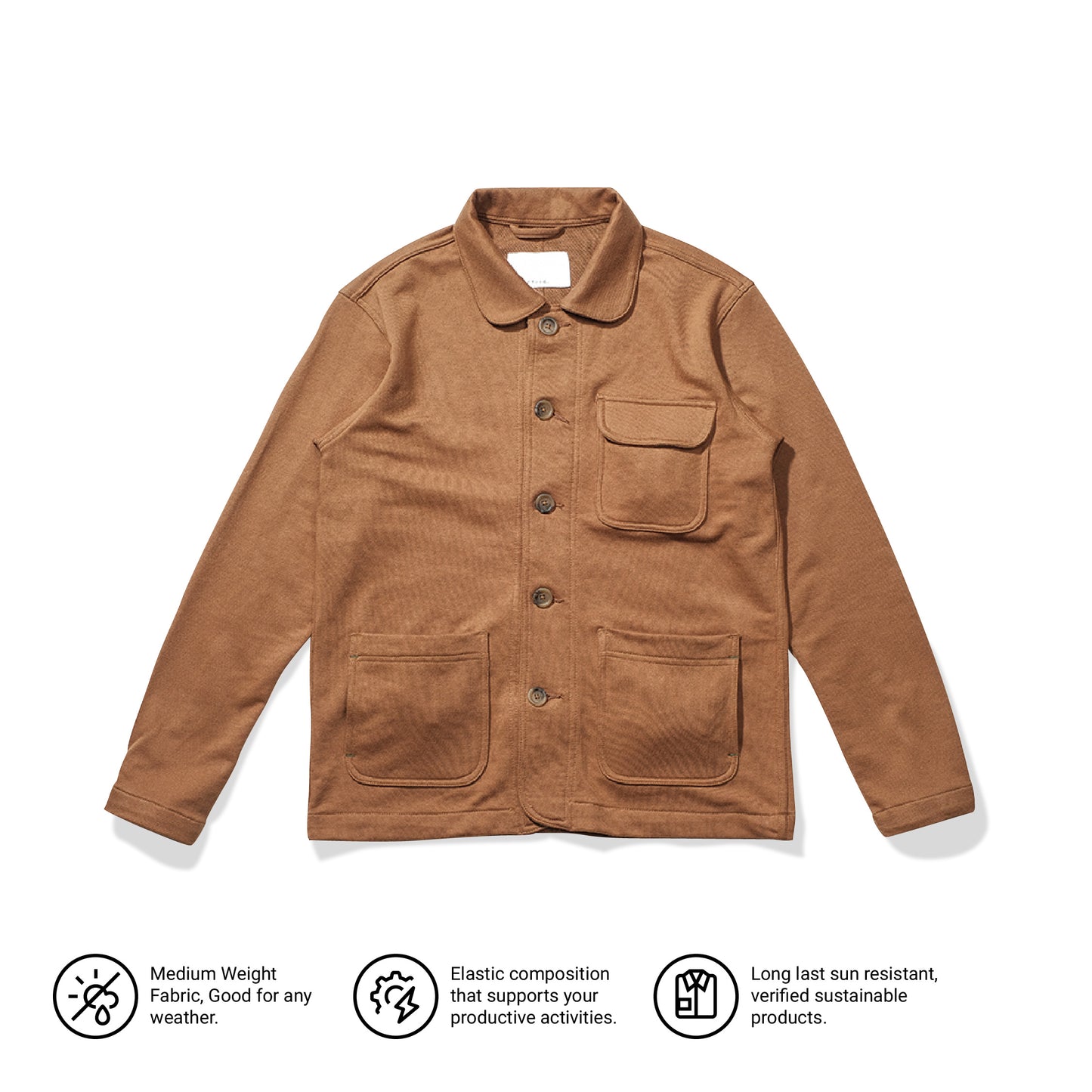 Brown Sweat Work Coverall