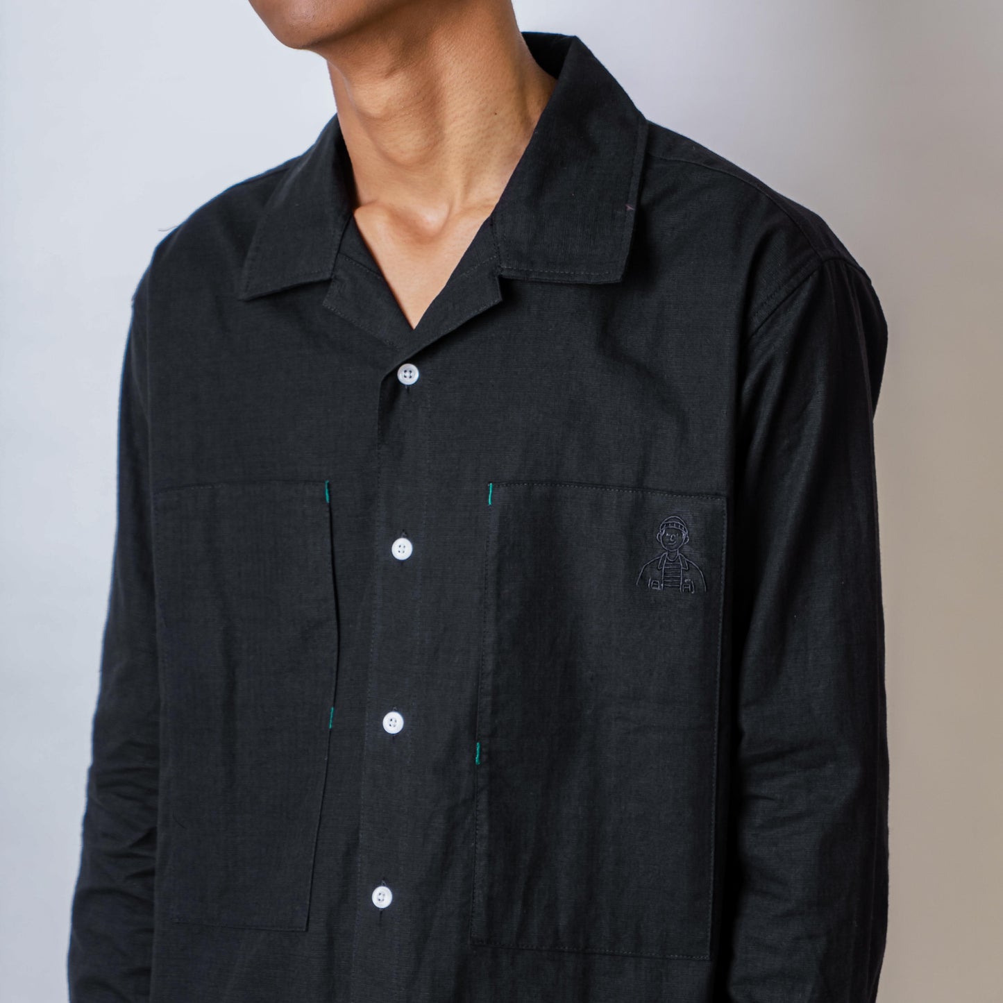 Peoplefeed Wash Black Shirt